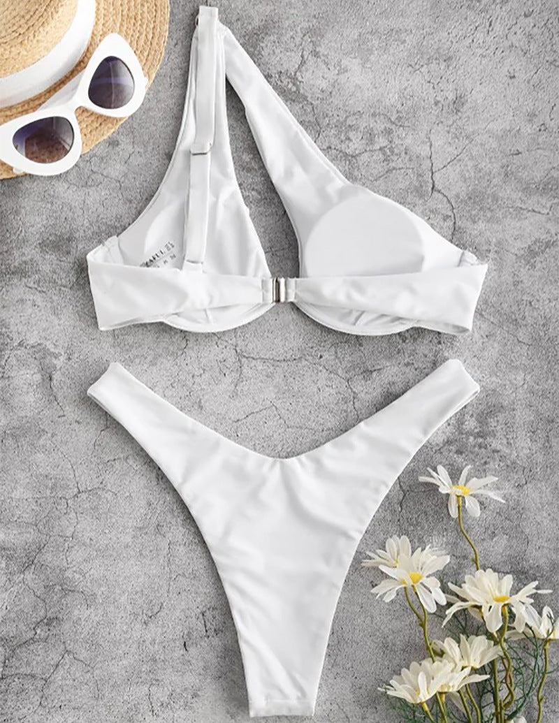 Chic White Bikini Set – Stylish Beach & Vacation Swimwear