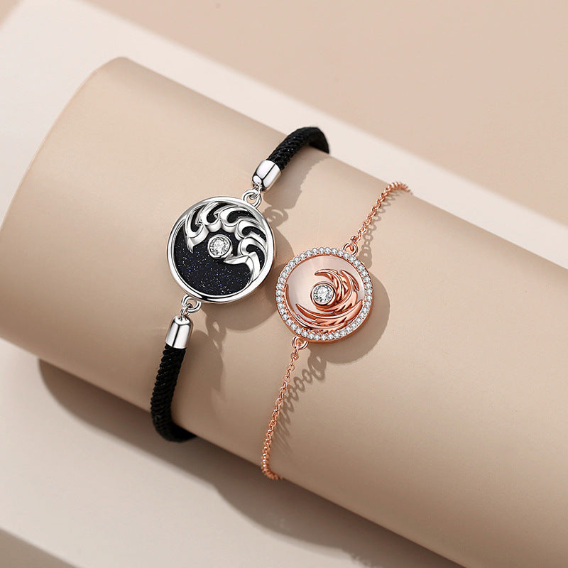 Magnetic Couple Bracelets – His & Hers Love Bond Set