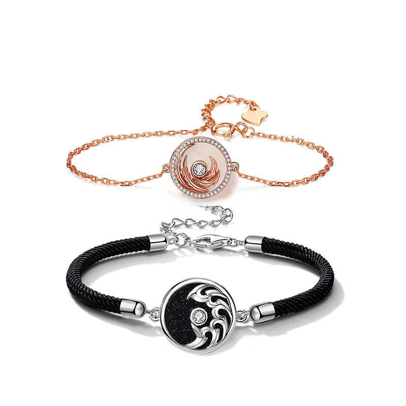 Magnetic Couple Bracelets – His & Hers Love Bond Set