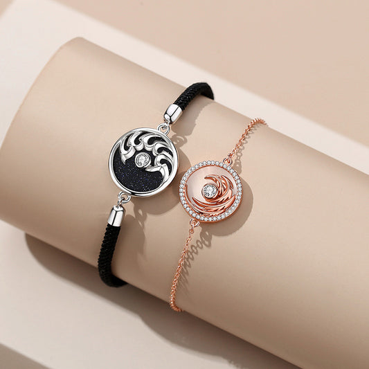 Magnetic Couple Bracelets – His & Hers Love Bond Set