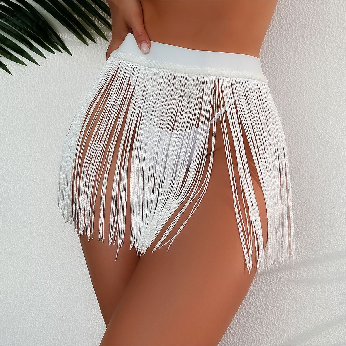 Beach Tassel Bikini Cover-Up Skirt – Summer Vacation Style